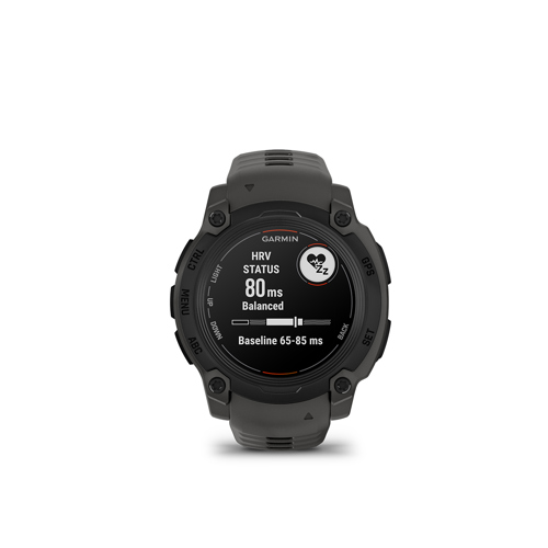 GARMIN INSTINCT ブラック GPS腕時計 Garmin Instinct 3 Amoled 45 mm GPS Smartwatch with Silicone