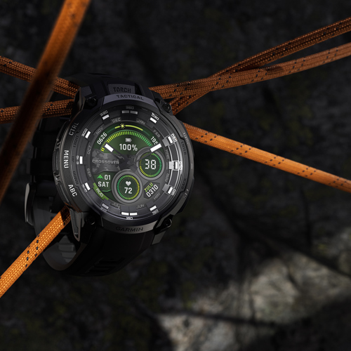 Garmin Instinct Crossover AMOLED Tactical Edition GPS Smartwatch