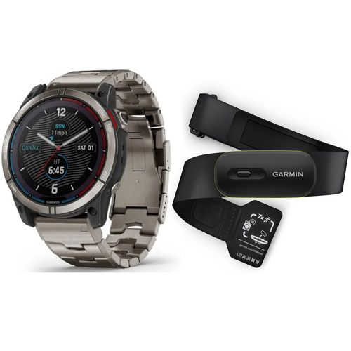 Garmin Quatix 7X Marine GPS Solar Smartwatch with HRM 600 Heart Rate Monitor