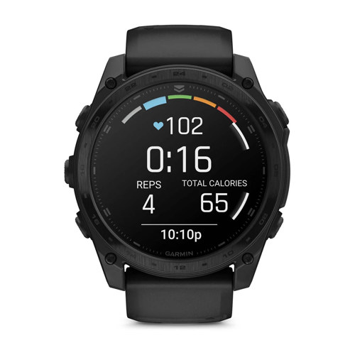 GARMIN Tactical デジタル腕時計 ブラック Garmin tactix 8 AMOLED - Applied Ballistics Ultralight