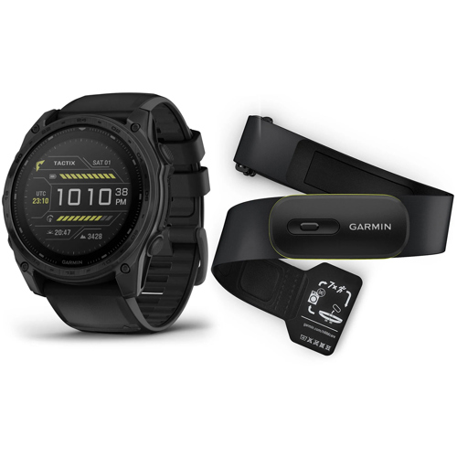 Garmin tactix 8 51mm Solar Tactical GPS Smartwatch with HRM 600 Heart Rate Monitor