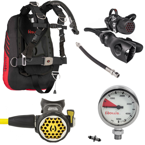 Hollis Single Tank AL BP/Wing/Harness Travel Package
