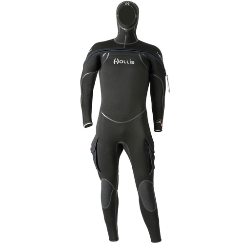 Hollis 4/3mm NeoTek Unisex Hooded Semi-Dry Suit Open Box