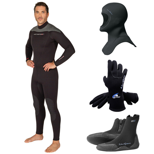 Henderson 3mm Thermoprene Pro Men's Wetsuit Package