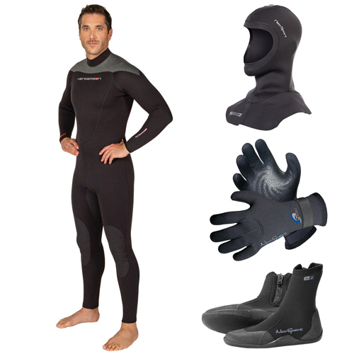 Henderson 5mm Thermoprene Pro Men's Wetsuit Package