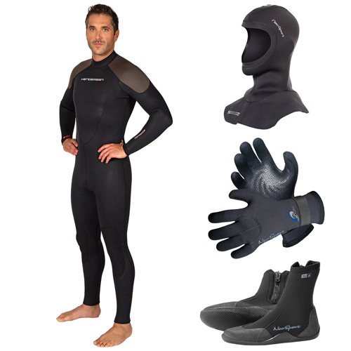 Henderson 5mm Thermoprene Men's Full Wetsuit Package