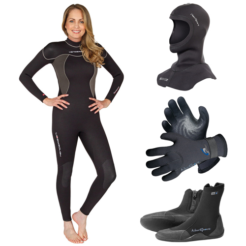 Henderson 5mm Thermoprene Women's Full Wetsuit Package