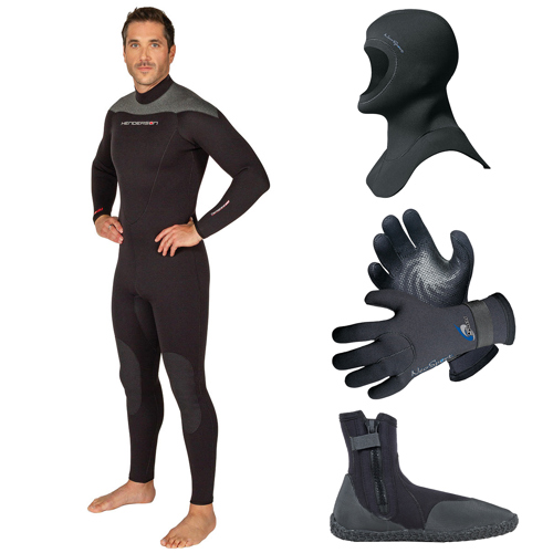 Henderson 7mm Thermoprene Pro Men's Wetsuit Package