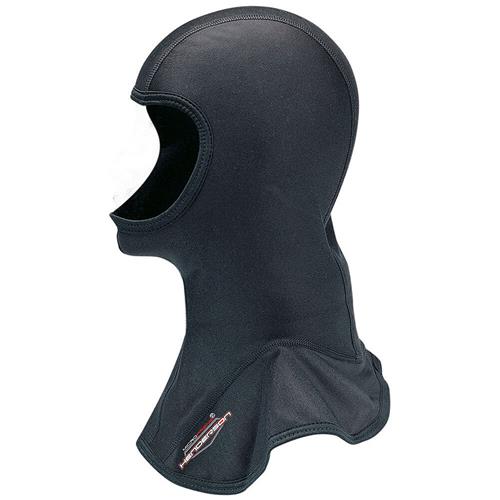 Black, Small IST Spandex Diving Hood Wetsuit Cap with Bib 