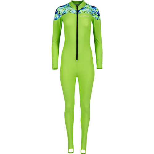 Henderson Hot Skins Sport Shoulder Print Jumpsuit X-Small Tropic Lime