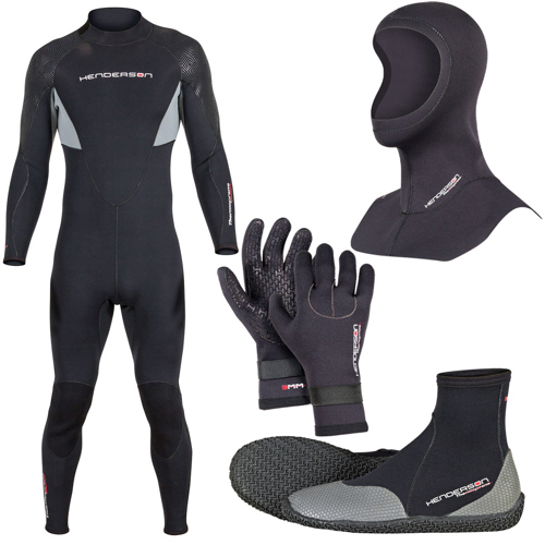 Henderson 3mm Thermoprene Pro Men's Wetsuit Package