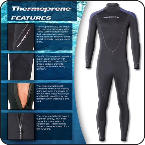 Henderson 7mm Thermoprene Men's Full Wetsuit