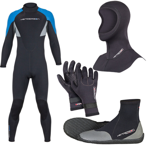 Henderson 7mm Thermoprene Pro Men's Wetsuit Package