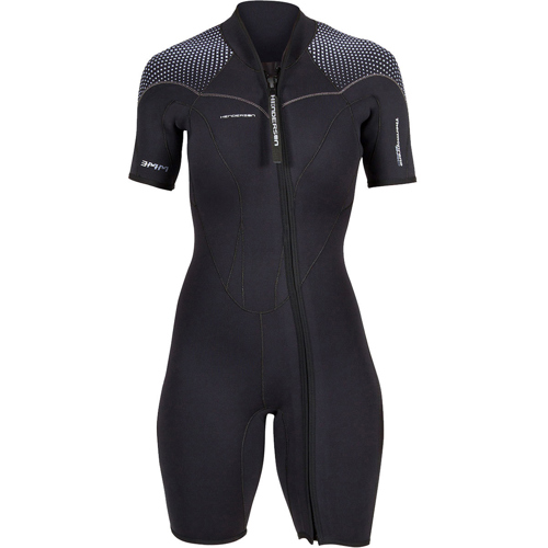 Henderson 3mm Thermoprene Pro Women's Front Zip Shorty Wetsuit 20 Open Box