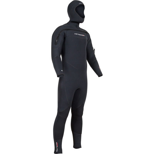Henderson 8/7mm Thermoprene Pro Men's Hooded Semi-Dry Suit - Scuba
