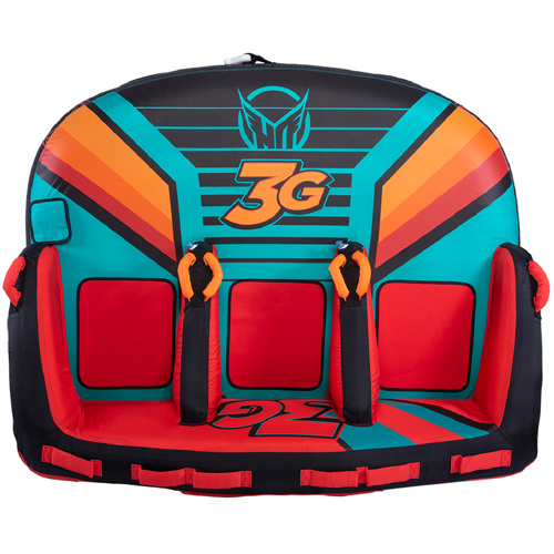 HO Sports Towable Tube Black/Red 3-Rider