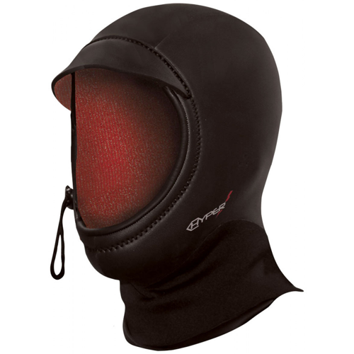Hyperflex AMP Series 5mm Surf Hood, Black Scuba