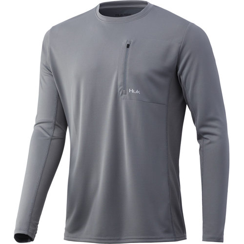 Huk Icon X Pocket Long Sleeve Shirt for Men Scuba