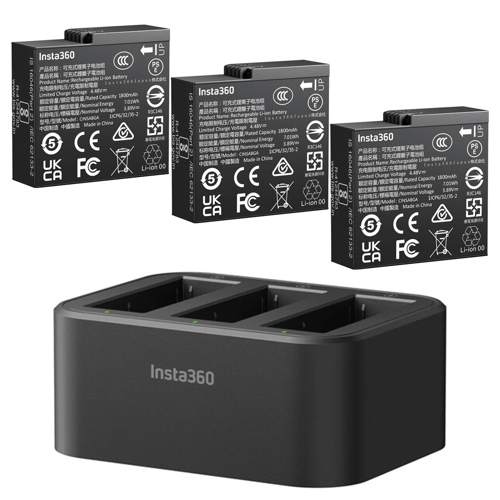 Insta360 Fast Charging Hub with 1800mAh Rechargeable Battery