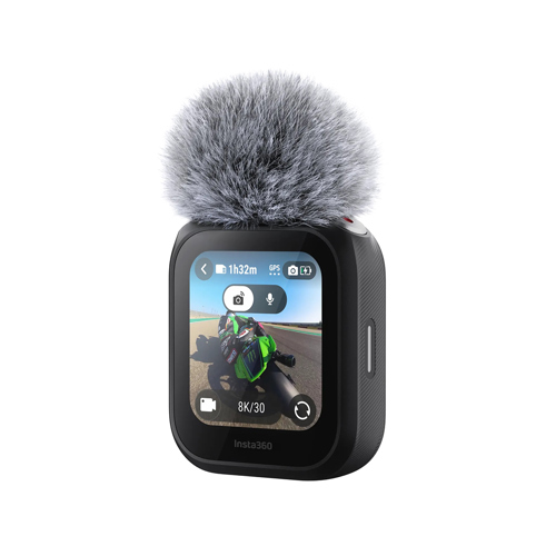 Insta360 GPS Preview Remote with Built-In Mic, Black
