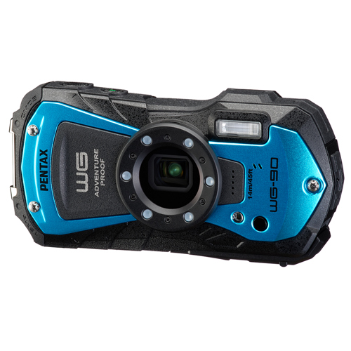 Ricoh Pentax WG-90 All-Weather Compact Digital Camera Blue