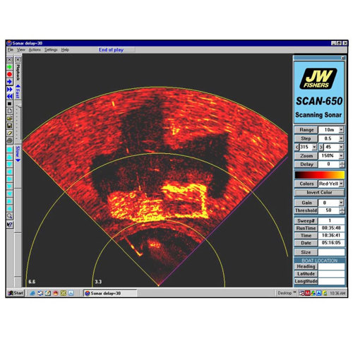 J.W. Fisher's Scan-650 Scanning Sonar