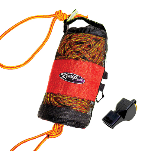Kemp Throw Bag with 3/8" Yellow Rope and Bengal Safety Whistle