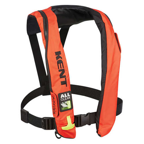 Kent A/M-33 All Clear Automatic/Manual Inflatable Life Jacket Orange