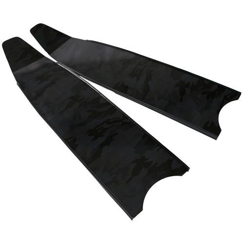 Leaderfins Black Camo Blades Medium Black
