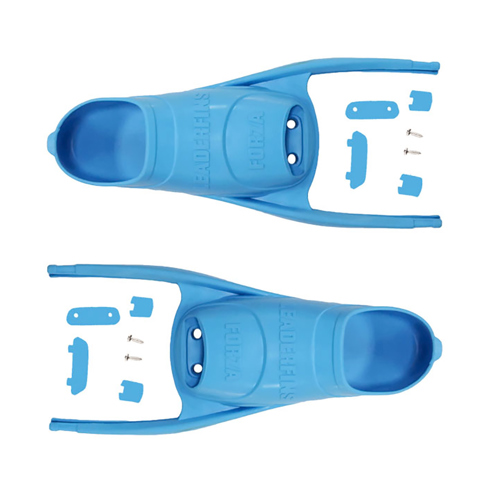Leaderfins Forza Foot Pockets with Assembly Set 39/40 Blue