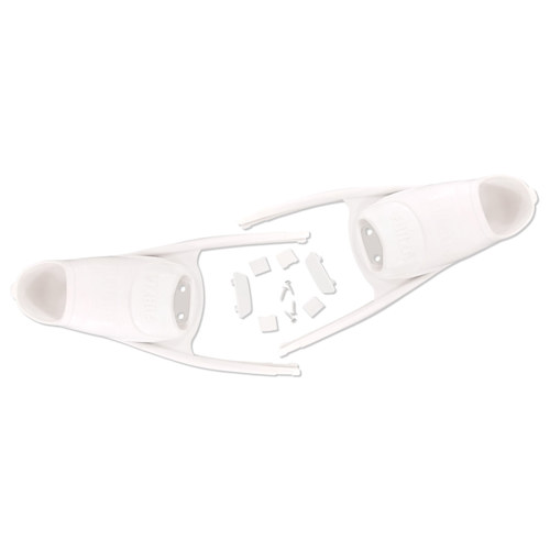 Leaderfins Forza Foot Pockets with Assembly Set 33/34 White