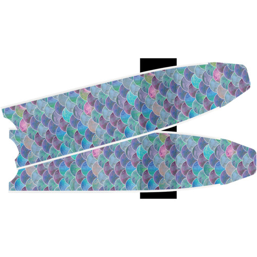 Leaderfins ICT Mermaid Waves Purple Blades Medium White