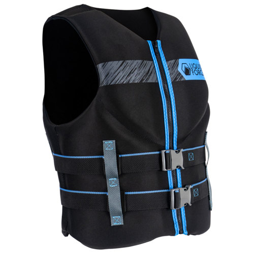 LIQUID FORCE ライフジャケット 黒/青 Liquid Force Hinge Classic CGA Life Vest for Men