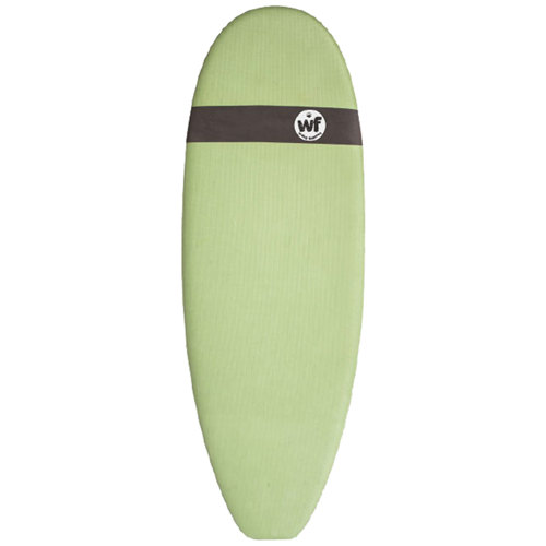 Liquid Force 5'4" Wake Foamie Mini Mal Surfer, White/Green