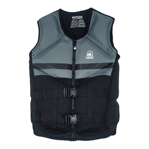 Liquid Force Watson CGA Life Jacket for Men Black/Charcoal XX-Large