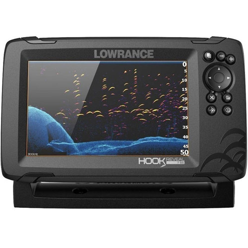 Lowrance HOOK Reveal 7 SplitShot with CHIRP, DownScan & US Inland charts
