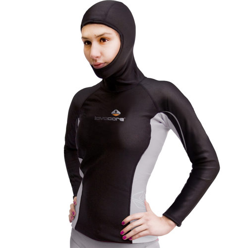 Lavacore Men's Polytherm Long Sleeve Hooded Scuba Diving Shirt – New With Tags