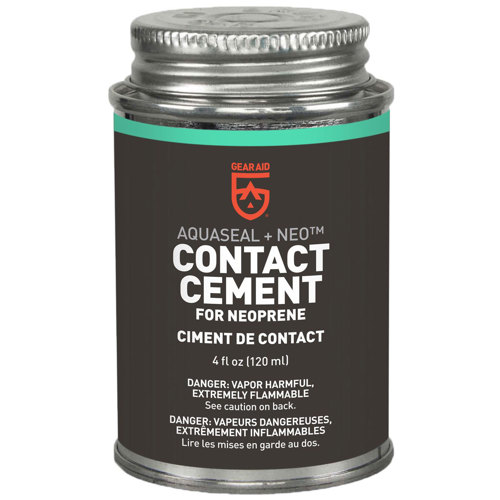 Gear Aid Seal Cement Black 4 fl. oz. (118 ml) Can BLACK 4 oz Can