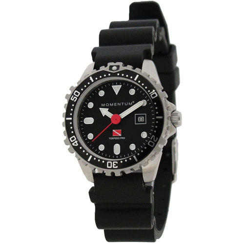 Momentum Women's Torpedo Pro Dive Watch, Black