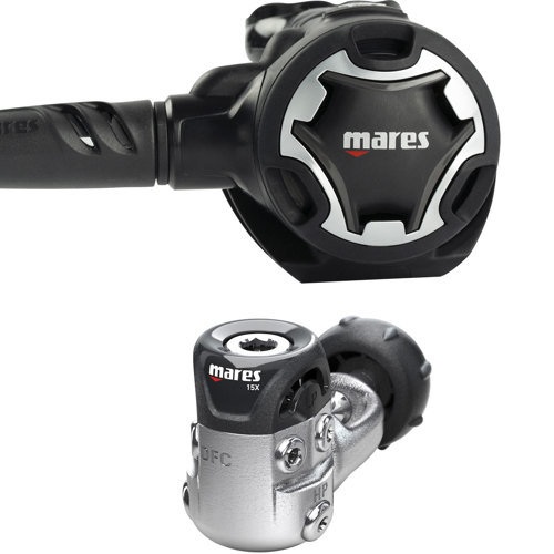 Mares Dual 15X Regulator with Prestige Octopus and Regulator Bag