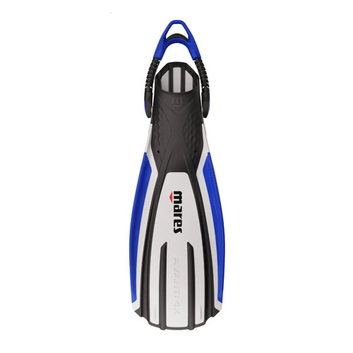 Mares Avanti Quattro 4X Open Heel Fins White/Black/Blue Regular