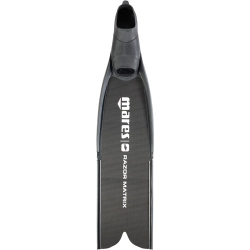 Mares Razor Matrix Spear Fishing Full Foot Fins, Black