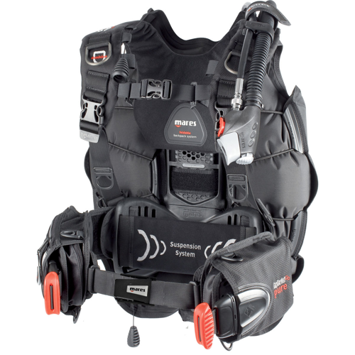 Mares Hybrid Pure BCD with MRS Plus Weight Pockets