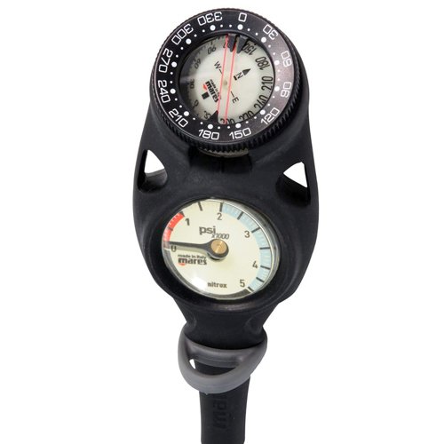 Mares Mission 2C Compact Pressure Gauge with Compass