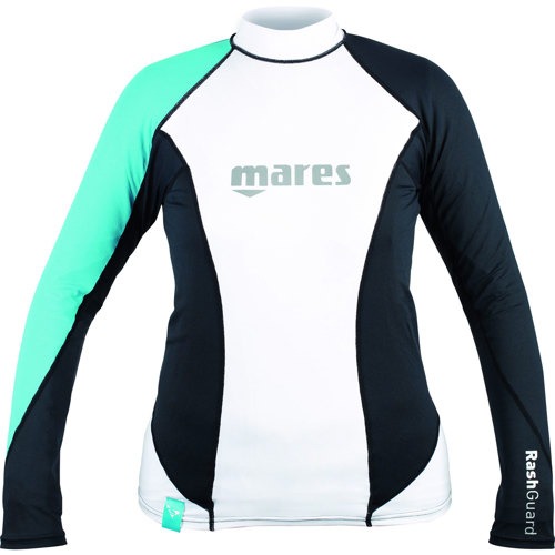 Mares Women's She Dive Rash Guard Loose Fit, Long Sleeve Scuba