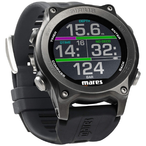 Mares Sirius Wrist Computer Black