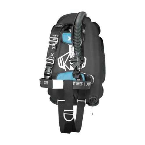Mares XR-Rec Trim Single Backmount Set Aqua