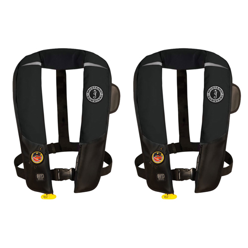Mustang HIT Inflatable PFD Black 2-Pack