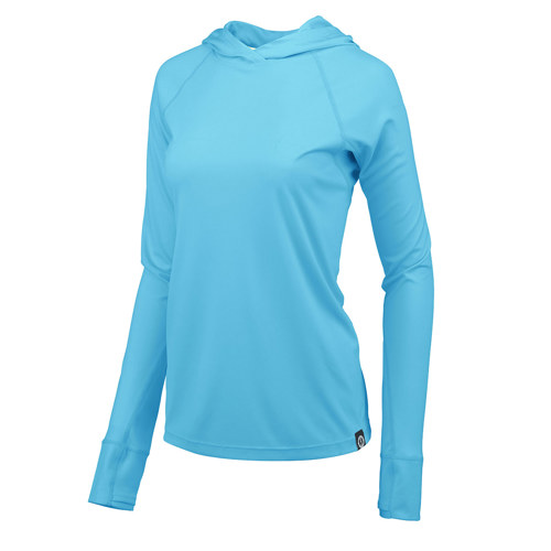 Mustang Survival Women's Adelphi UV Long Sleeve Top Bluefin Large