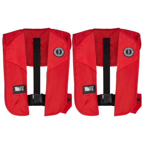 Mustang Survival M.I.T. 150 Automatic Inflatable PFD, US Red 2-Pack